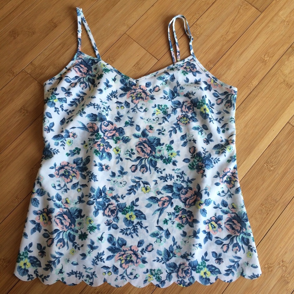 Anthropologie floral cami